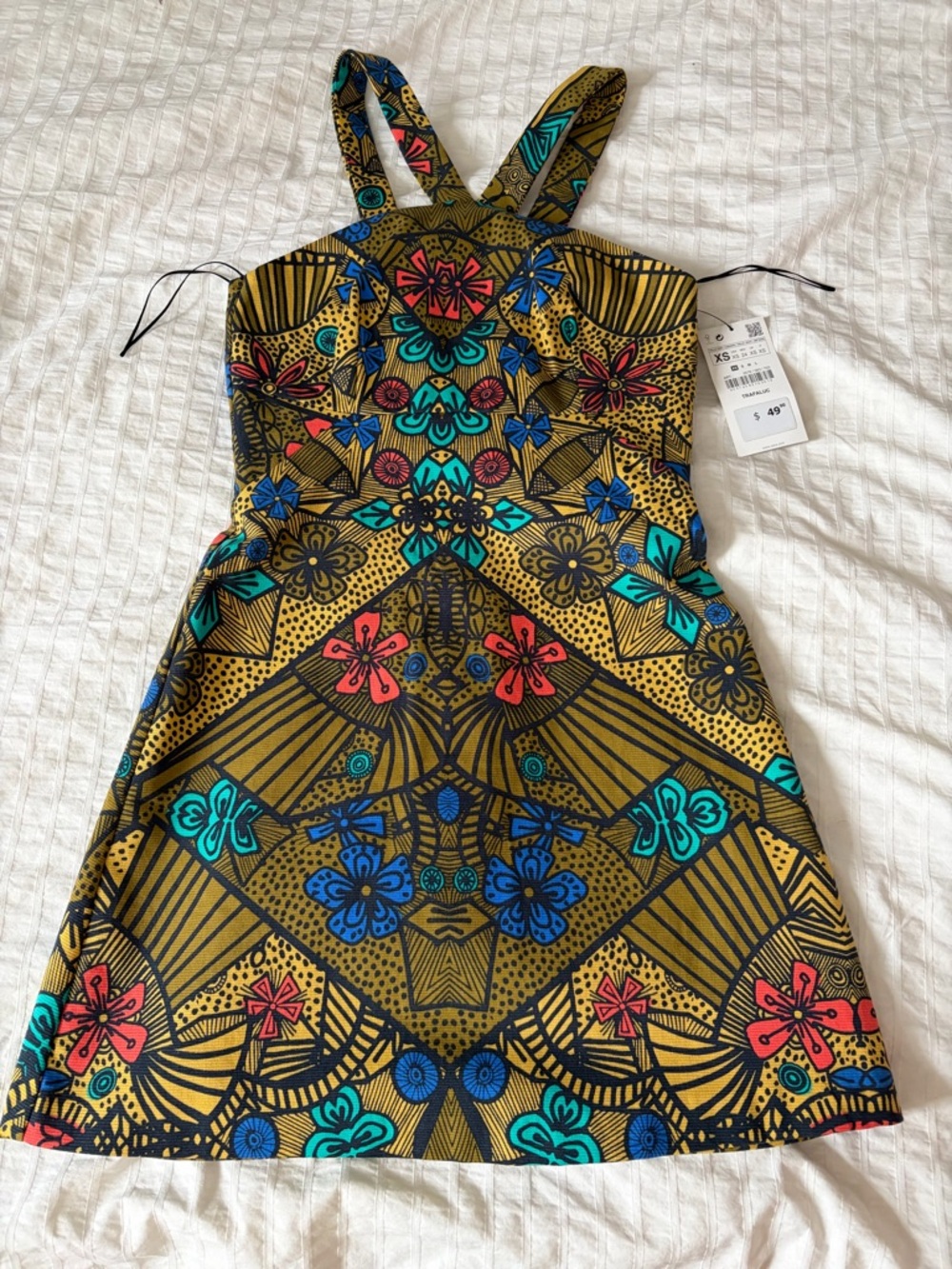 NEW WITH TAGS Zara Trafaluc Mini Dress in size XS